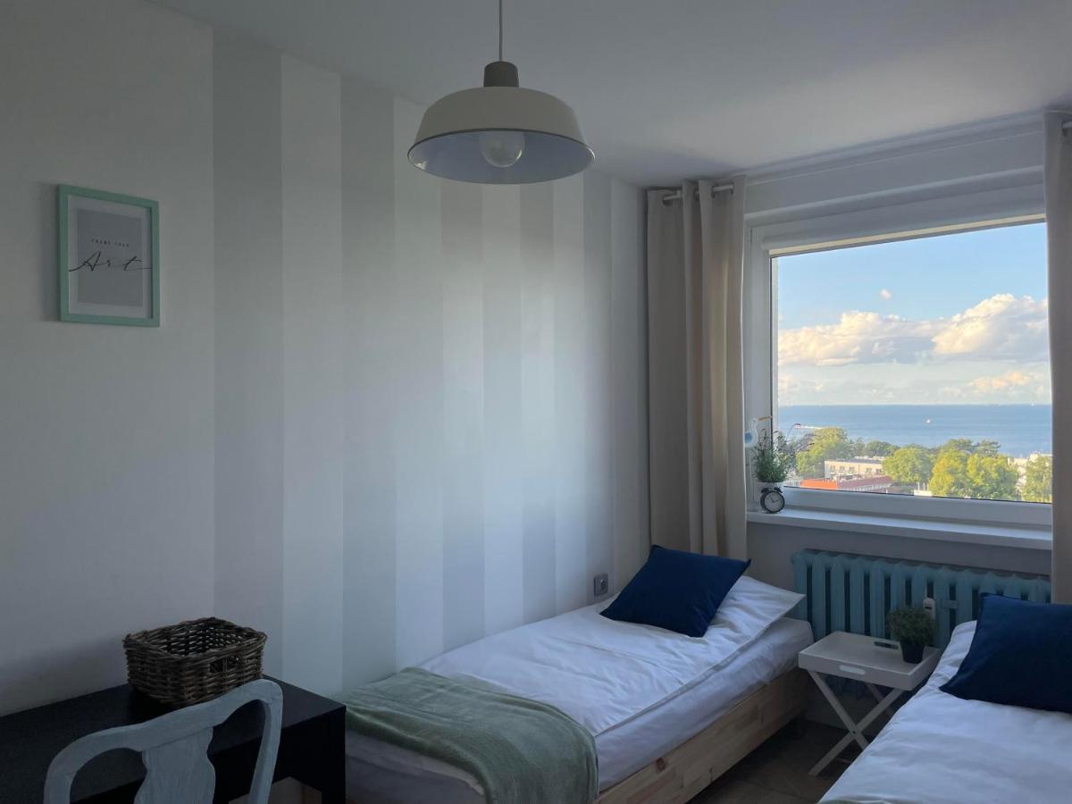 Marina Z Widokiem Na Morze Lägenhet Sopot Exteriör bild